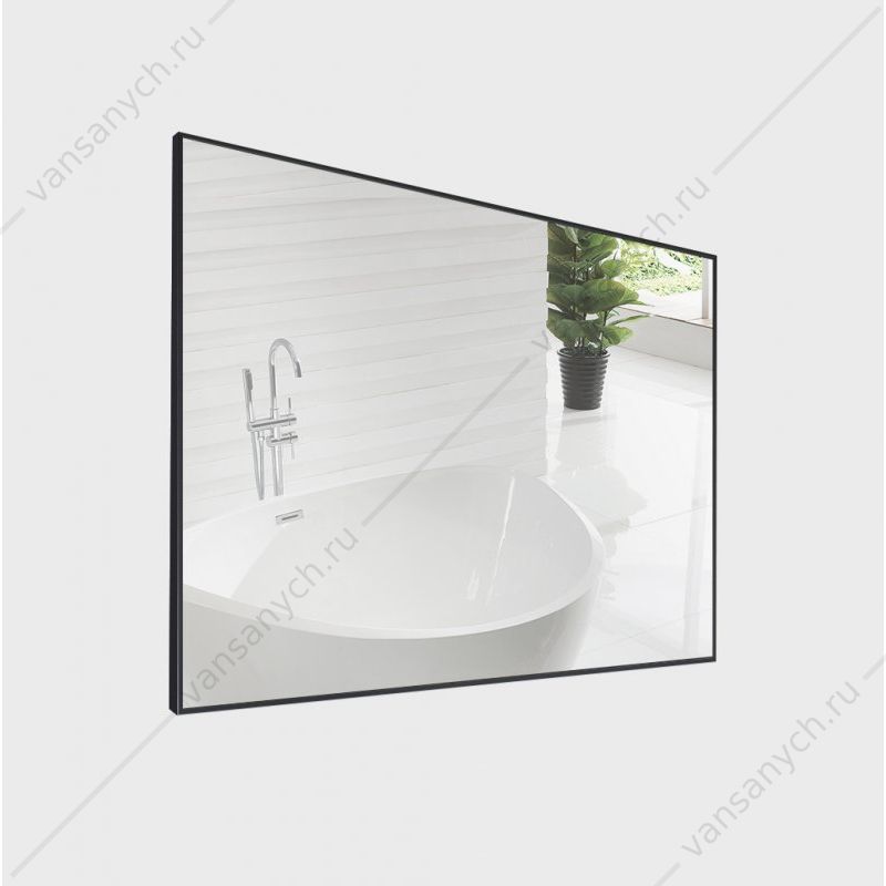 Зеркало BELBAGNO 100х80 в алюминиевой раме SPC-AL-1000-800 Nero, SPC-AL-1000-800 Nero Belbagno (Италия) купить в Тюмени (Ван Саныч™)